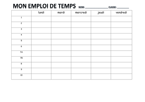 Studio 1  Module 2 J'ai cours