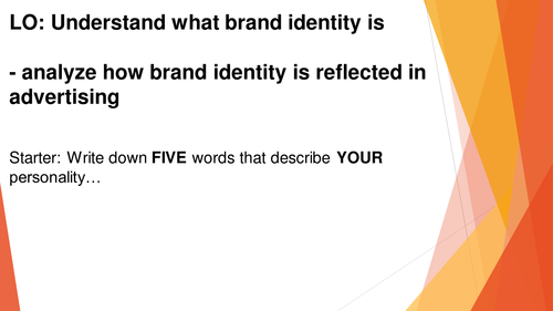 Advertising and Brand Values - Full Lesson