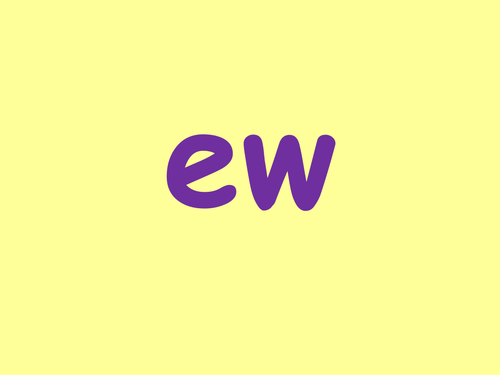 /ew/ phoneme