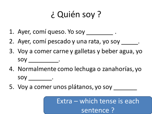 Thinking skills - who am I