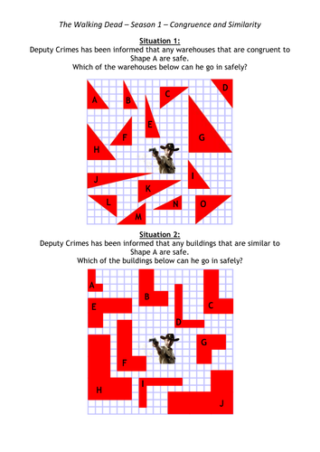 The Walking Dead - Season 1 - Congruence and Similarity