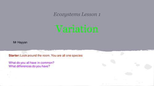 Variation, Species and Hybrids -GDrive