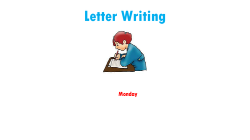 letter writing ppt presentation