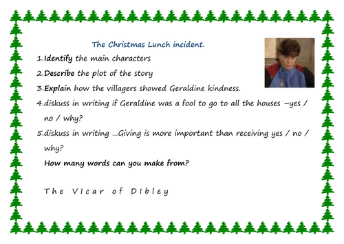 Vicar of dibley Christmas lunch