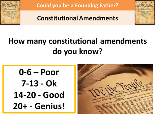 Constitutional Amendments