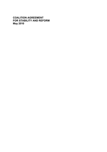 Impact of the Coalition on PM Power