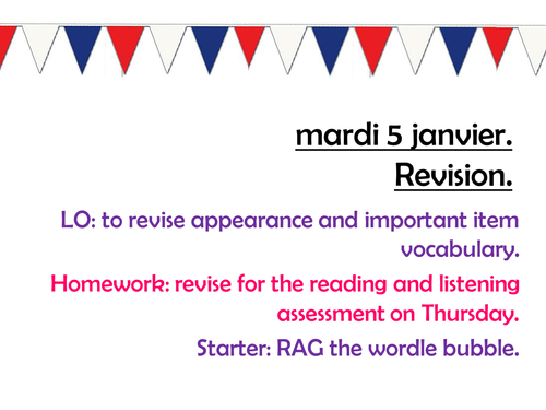 Studio c'est perso revision lesson.