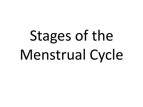 What is the mensrual cycle?