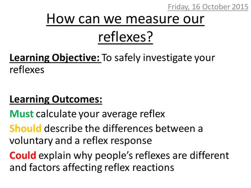 How can we measure our reflexes?