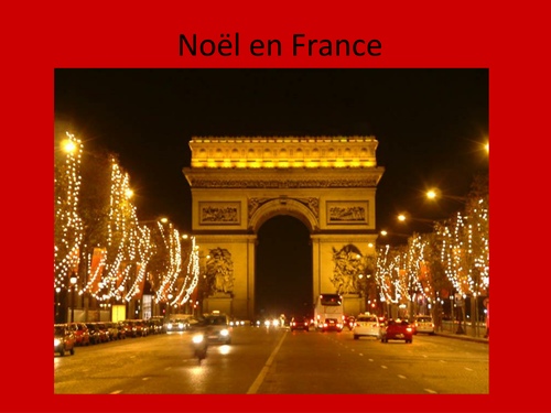 Noel en France - cultural traditions and vocab