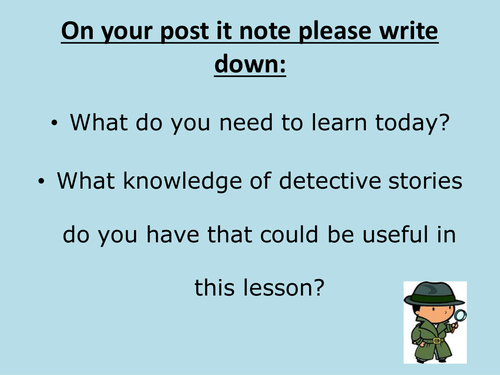 essay topics for detective fiction