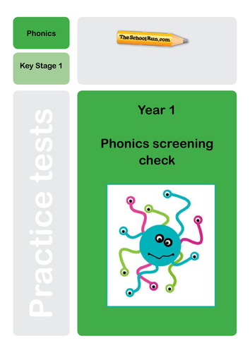 13 mock phonics screening check materials