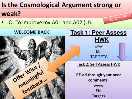 The Cosmological Argument