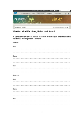 UMWELT Wie öko sind Fernbus, Bahn und Auto?
