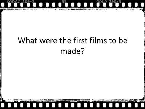 Earliest films