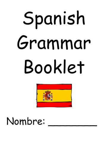 GCSE SPANISH BOOKLET