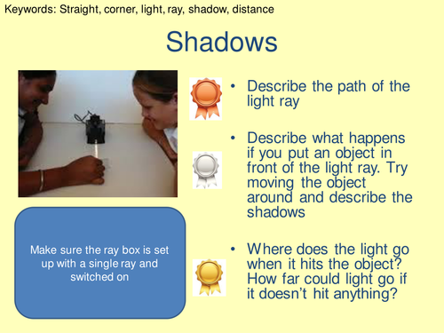 Differentiated light circus activity