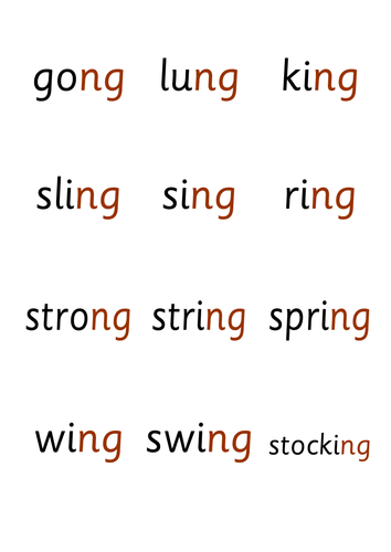 Phase 3: table cards/games for ng phoneme