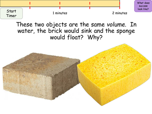 Density, Mass and Volume (Grade C/B)