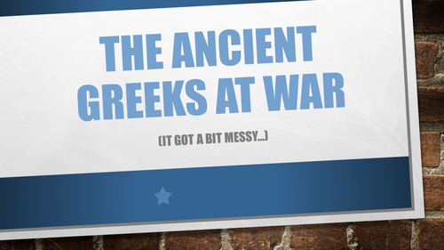 Hoplites and triremes - making a hoplite vase