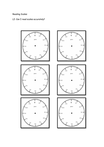 Weight - Reading Scales by philmorton85 - Teaching Resources - TES