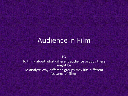 Types of Film Audience