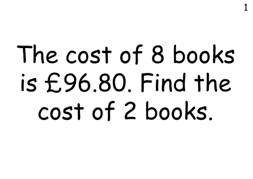 Proportion loop cards