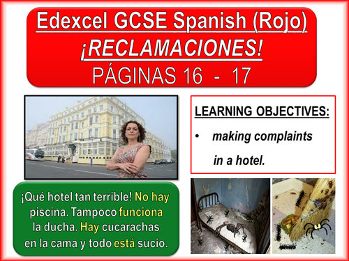 Reclamaciones: Problemas en el hotel