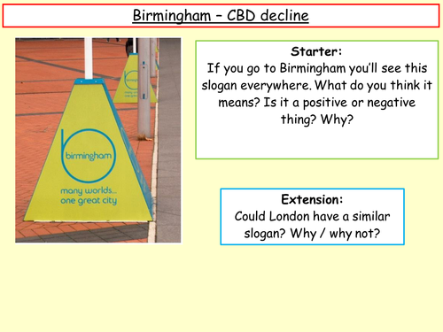 Birmingham - CBD redevlopment