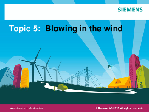 Inactive - Siemens KS3 Activity 'Wind Turbines'