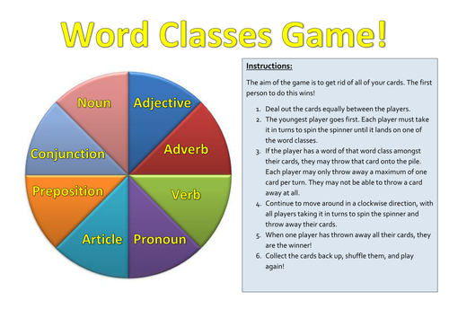 word-classes-game-teaching-resources