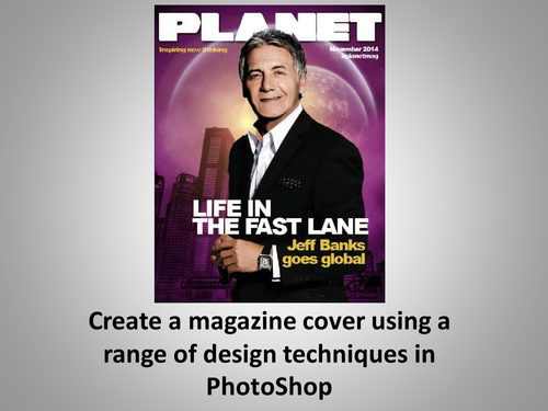 Advanced PhotoShop Magazine Cover Tutorial