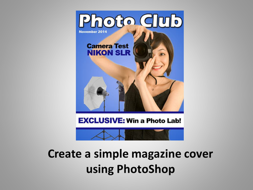 Simple Magazine Cover PhotoShop Tutorial