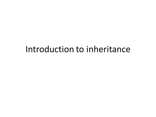 Introduction to Inheritance