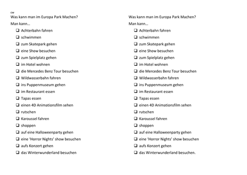 Echo 2 - Der Europa Park ist toll