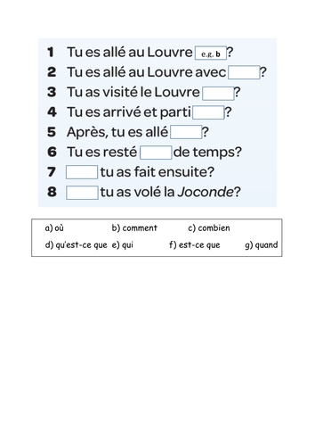 Qui a volé la Joconde? | Teaching Resources