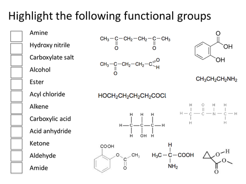 Printables Functional Group Practice Worksheet functional group worksheet versaldobip davezan
