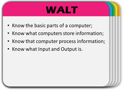 Learn about parts of a computer and build an IPad.