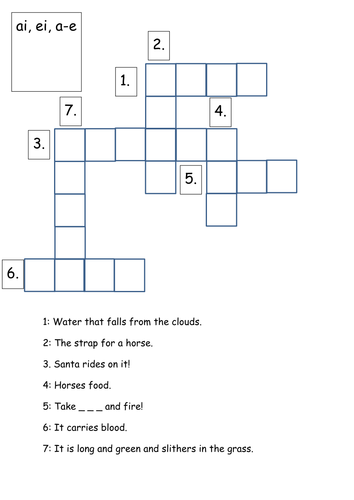 Alternative ai crossword Teaching Resources