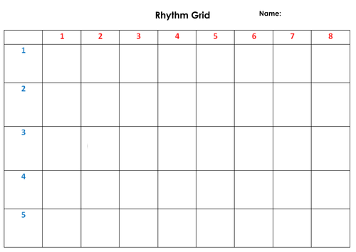 Rhythm Grid | Teaching Resources