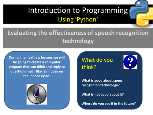 Introductory booklet for Python