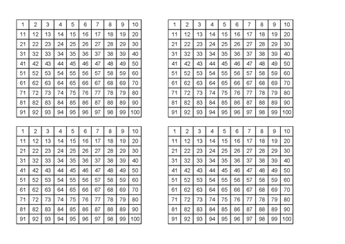 Factors and Multiples Game