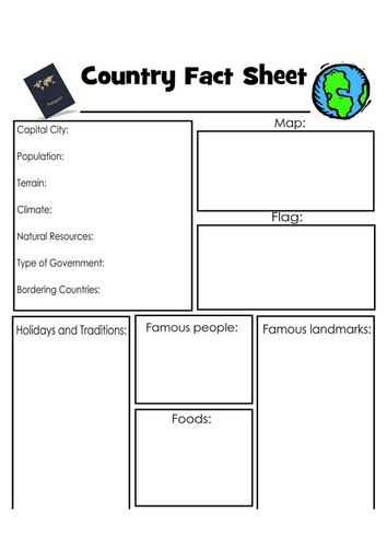 country-fact-file-world-map-template-worksheet-geography-by-sandiejones