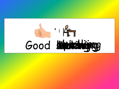 Class behavior expectations