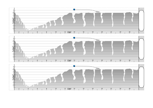 Menstrual Cycle - Cyclic Graph Activity