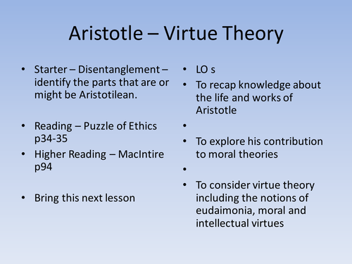 Aristotles Four Components Of Virtue