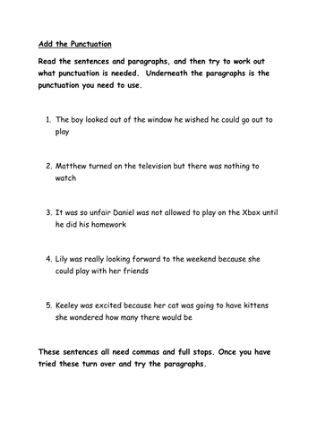 direct speech sheet help Sentence Year 5/6 gheath11 structure/punctuation by