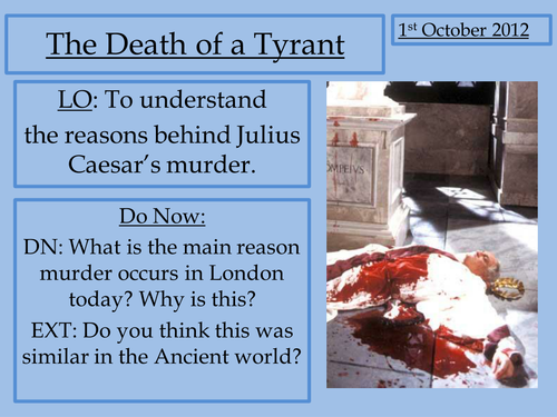 Julius Caesar Murder Mystery