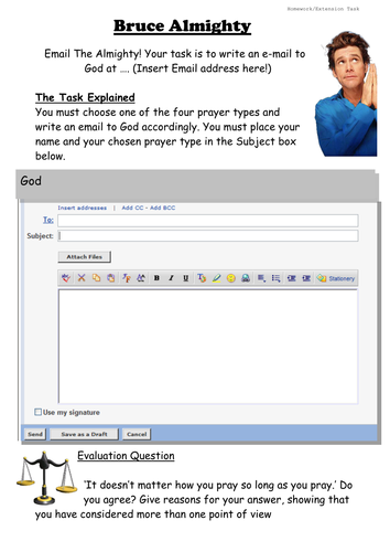 Bruce Almighty Prayer worksheet.doc