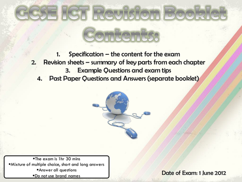 Edexcel Unit 1 Revision Notes